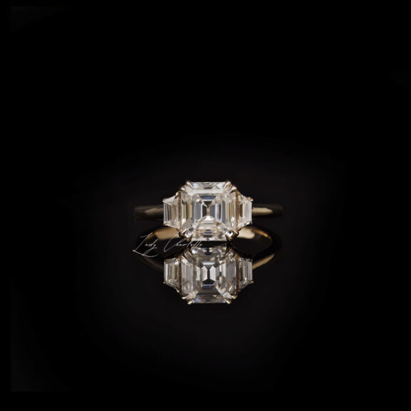 Isabeau · Asscher Lab-Grown Diamond Ring