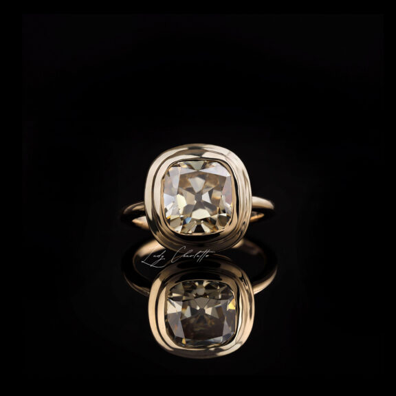 Selene · Satin Light Lab-Grown Diamond Ring